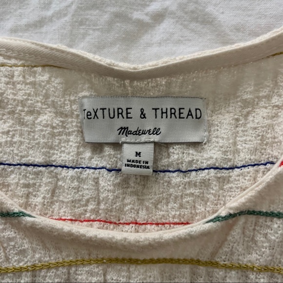 Madewell Texture & Thread Rainbow Stripe Tank Top - Picture 6 of 7